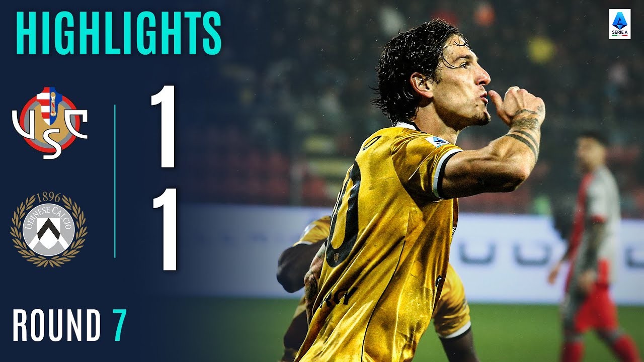 #ไฮไลท์ฟุตบอล [ เครโมเนเซ่ 1 - 1 อูดิเนเซ่ ] กัลโช่ เซเรียอา อิตาลี 2025/21.10.68