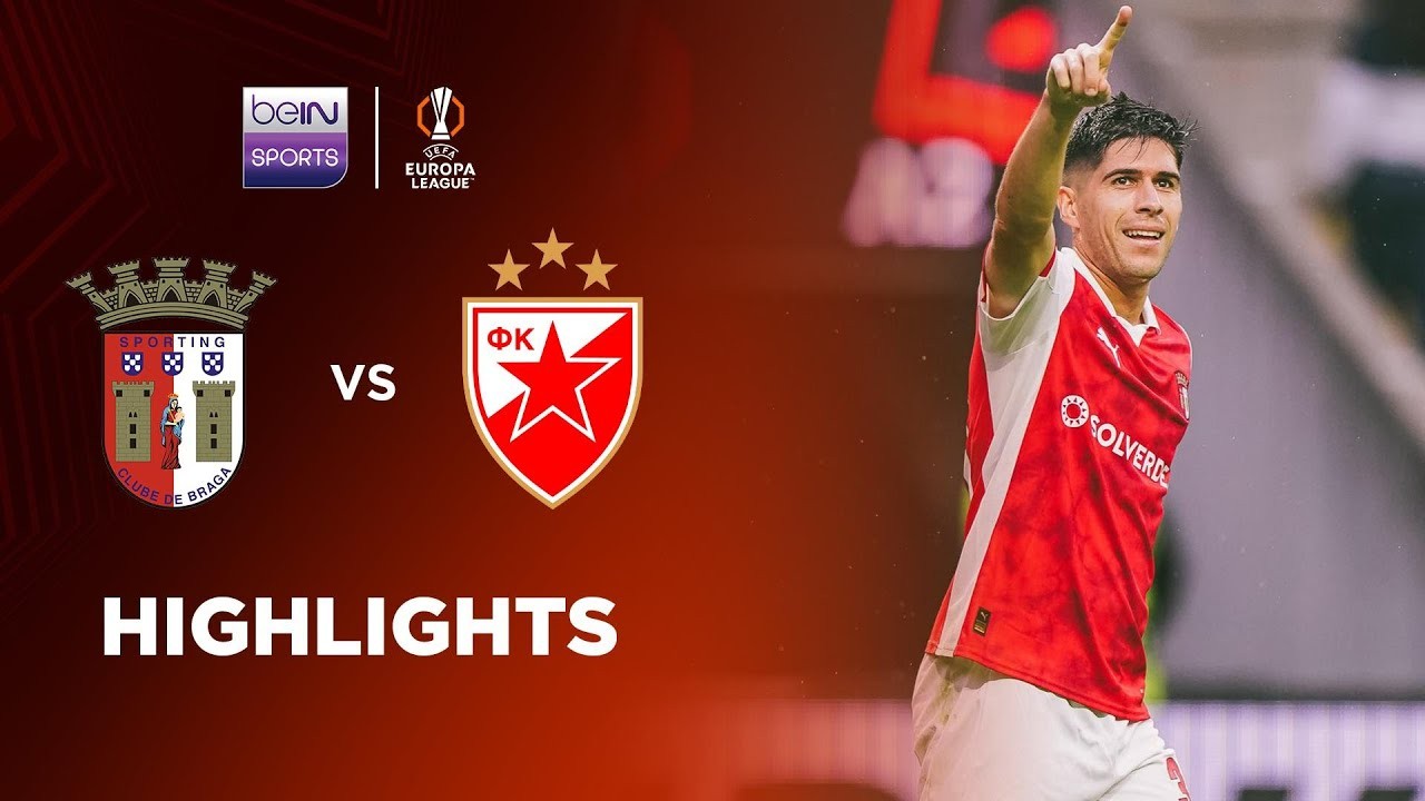 #ไฮไลท์ฟุตบอล [ สปอร์ติ้ง บราก้า 2 - 0 เซอร์เวน่า ซเวซด้า ] ยูฟ่า ยูโรป้า ลีก 2025/24.10.68