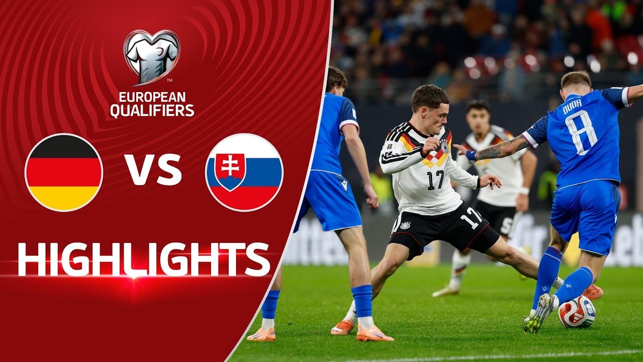 #ไฮไลท์ฟุตบอล [ เยอรมัน 6 - 0 สโลวาเกีย ] ฟุตบอลโลก รอบคัดเลือก โซนยุโรป 2025/18.11.68