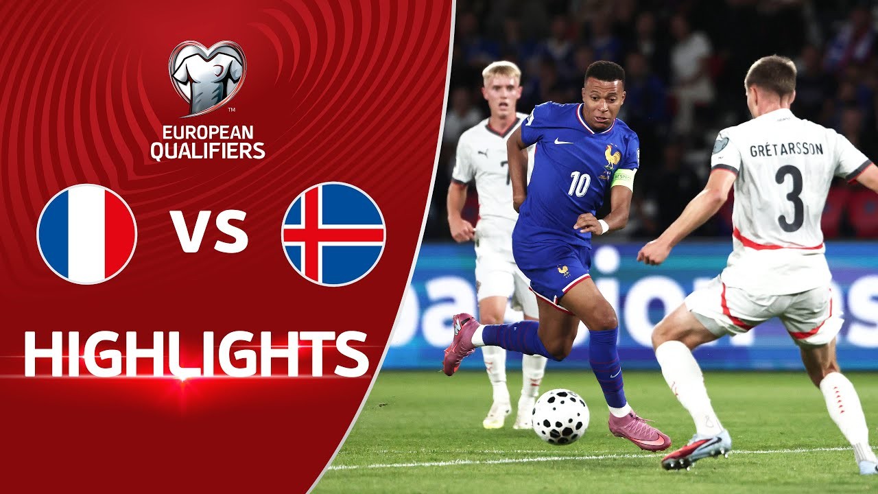 #ไฮไลท์ฟุตบอล [ ฝรั่งเศส 2 - 1 ไอซ์แลนด์ ] ฟุตบอลโลก โซนยุโรป 2025/10.9.68