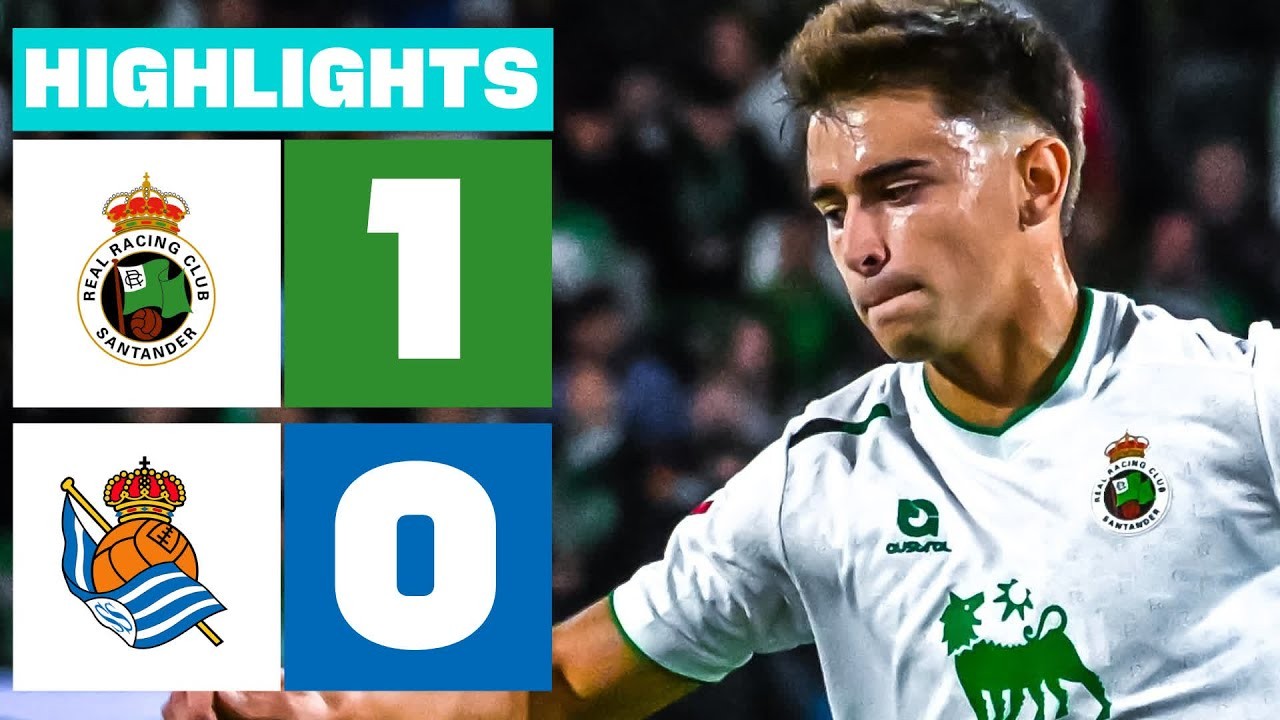 #ไฮไลท์ฟุตบอล [ ราซิ่ง ซานตานเดร์ 1 - 0 เรอัล โซเซียดาด บี ] อเดลันเต้ สเปน 2025/1.11.68