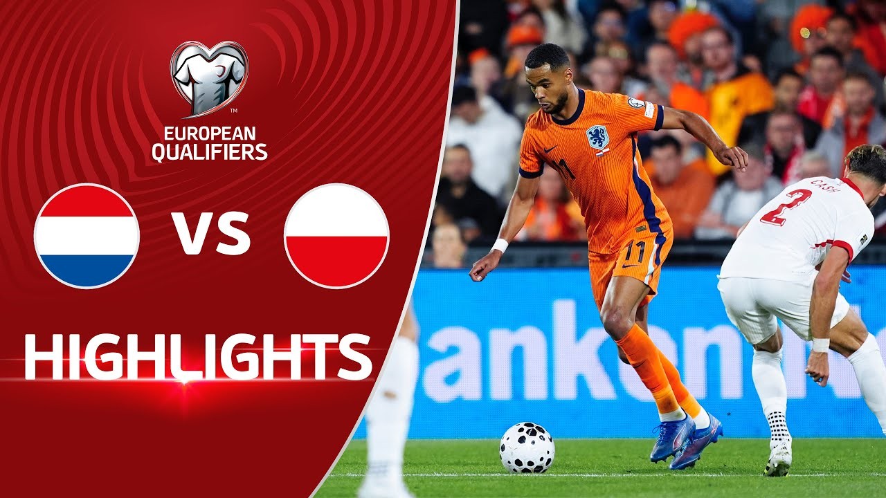 #ไฮไลท์ฟุตบอล [ เนเธอร์แลนด์ 1 - 1 โปแลนด์ ] ฟุตบอลโลก โซนยุโรป 2025/5.9.68