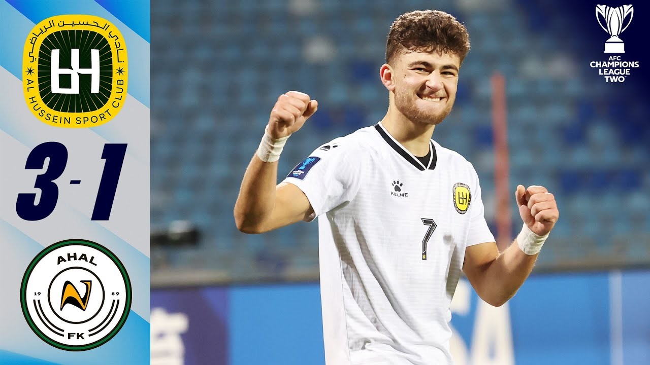 #ไฮไลท์ฟุตบอล [ อัล ฮุสเซน อีร์บิด(จอร์แดน) 3 - 1 เอฟซี อาฮาล(เติร์กเมนิสถาน) ] เอเอฟซี แชมเปี้ยนส์ลีก ทู 2025/24.12.68